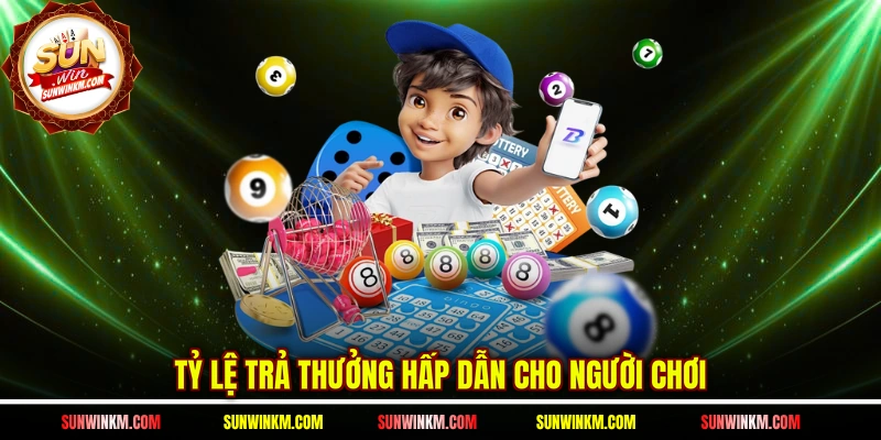 Tỷ lệ trả thưởng hấp dẫn cho người chơi